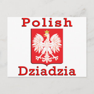 Cartão Postal Polonês Dziadzia Eagle