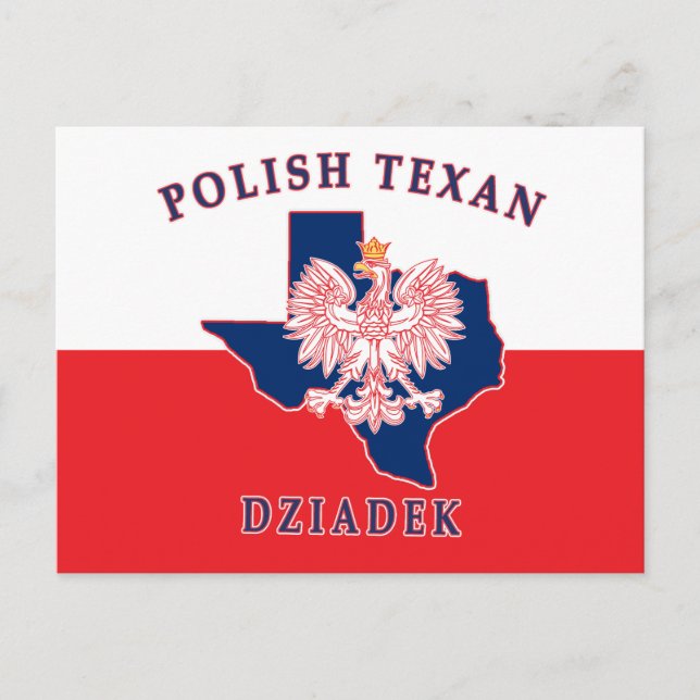 Cartão Postal Polonês Texan Dziadek (Frente)