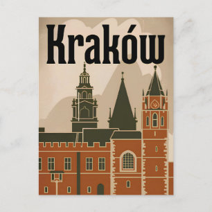 Cartão Postal Polônia de Kraków