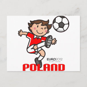 Cartão Postal Polônia - Euro 2012