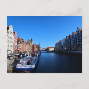 Cartão Postal Polônia,Gdansk