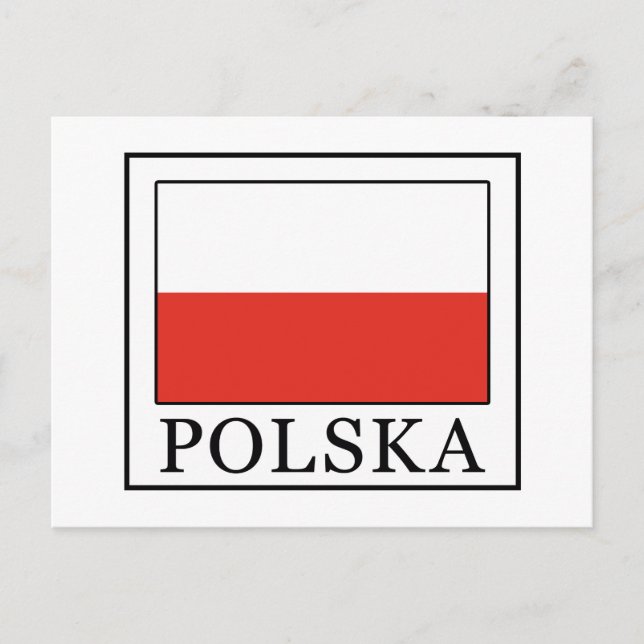 Cartão Postal Polska (Frente)