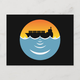Cartão Postal poluição sonora dos oceanos