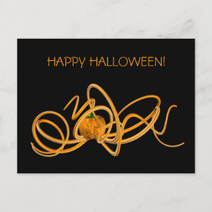 Cartão Postal Polvo de Halloween Fofo