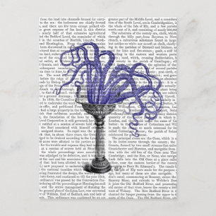 Cartão Postal Polvo na Pia