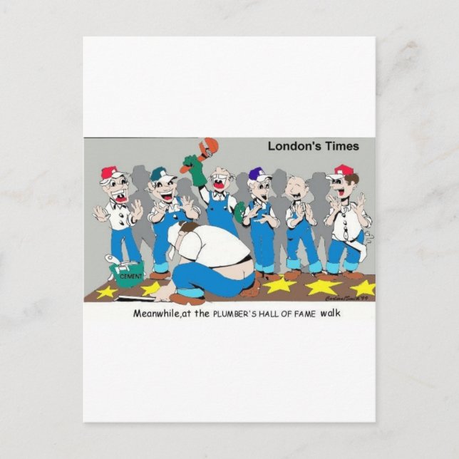 Cartão Postal Pôlvora Da Fama Dons E Coleções Engraçados (Frente)