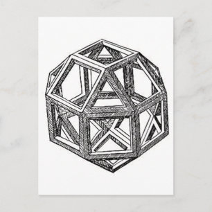 Cartão Postal Polyhedra.