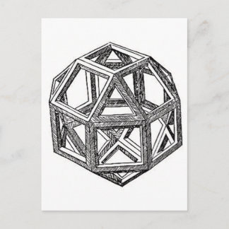 Cartão Postal Polyhedra.