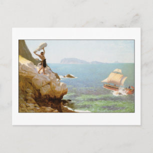 Cartão Postal Polyphemus, os Ciclopes de Jean-Leon Gerome