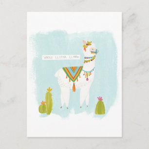 Cartão Postal Pom Pom Llama Rama - Lotta Llama Inteira