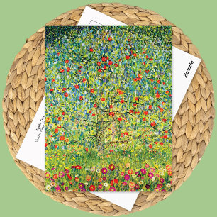 Cartão Postal Pomada de Árvore Apple Gustav Klimt