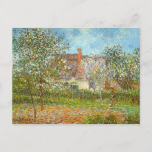 Cartão Postal Pomar em Primavera por Gustave Loiseau