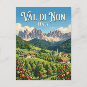Cartão Postal Pomares de Val di Non Itália