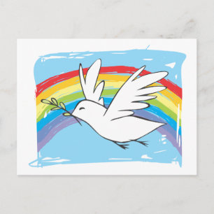 Cartão Postal Pomba da Paz