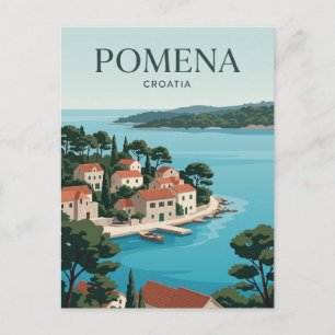Cartão Postal Pomena Croácia