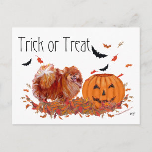 Cartão Postal Pomerânia de Halloween