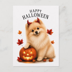 Cartão Postal Pomerânia Halloween