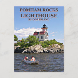 Cartão Postal Pomham Rocks Lighthouse, Rhode Island Postcard