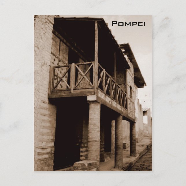 Cartão Postal Pompei (Frente)