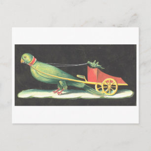 Cartão Postal Pompei Fresco da Carruagem de aves motorizadas por