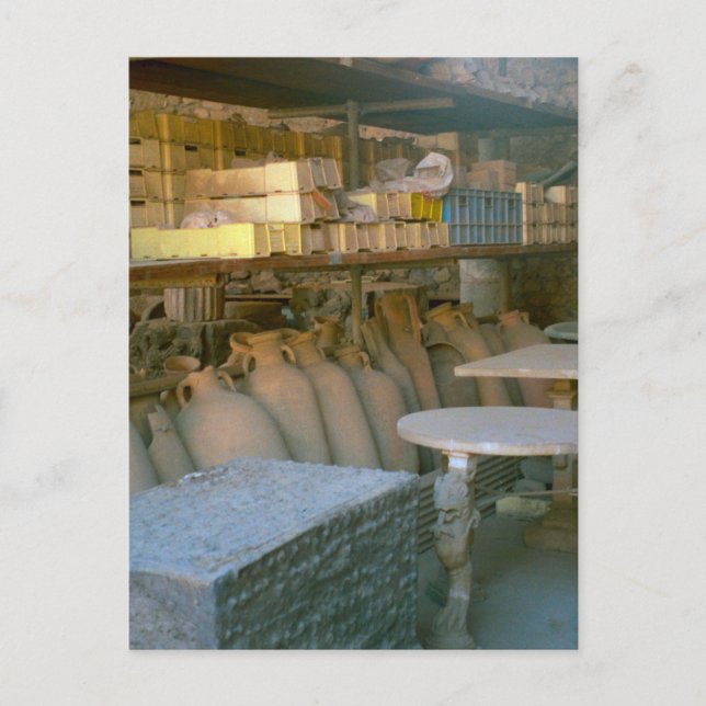 Cartão Postal Pompeia, Amphorae (Frente)