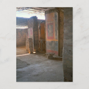 Cartão Postal Pompeia, murais romanos