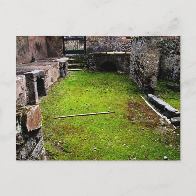 Cartão Postal Pompéia - Ruínas de uma Casa (Frente)