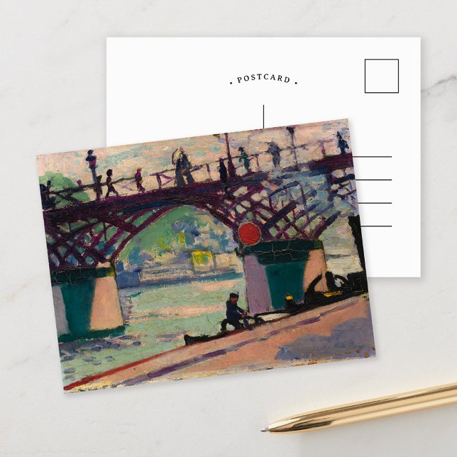 Cartão Postal Pont Des Arts | Henry Lyman Sačien (Criador carregado)