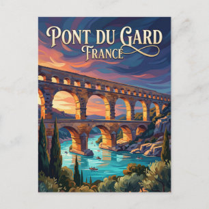Cartão Postal Pont du Gard França