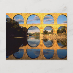Cartão Postal Pont du Gard, Rio Gardon, Gard, Languedoc,