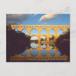 Cartão Postal Pont du Gard, Rio Gardon, Gard, Languedoque,