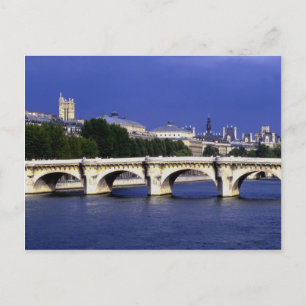 Cartão Postal Pont-Neuf é a ponte mais antiga de Paris, França