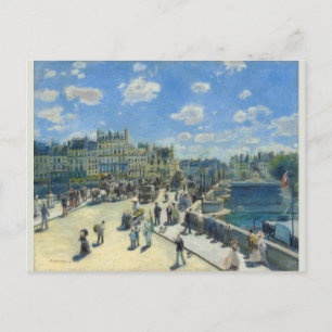 Cartão Postal Pont Neuf Paris Pierre-Auguste Renoir