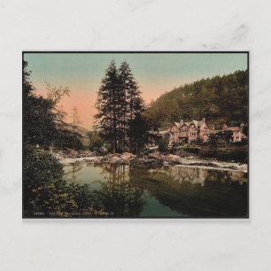 Cartão Postal Pont-y-Pair IV, Bettws-y-Coed (ou seja, Betws), Pa