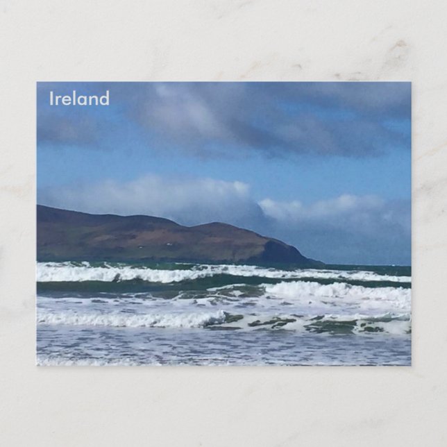 Cartão Postal Ponta Brandon, Brandon, Co. Kerry, Irlanda. (Frente)