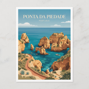 Cartão Postal Ponta da Piedade Lagos Portugal