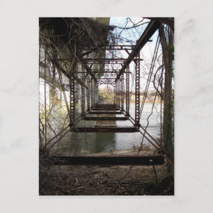 Cartão Postal Ponte abandonada em Belle Isle