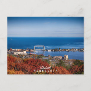 Cartão Postal Ponte aérea de Minnesota no outono