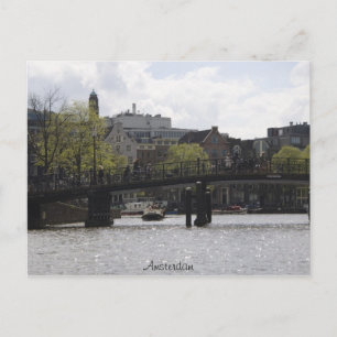 Cartão Postal Ponte Antiga de Amsterdã