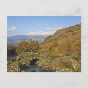 Cartão Postal Ponte Ashness, Lake District, Cumbria, Inglaterra