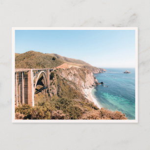 Cartão Postal Ponte Bixby Big Sur Pacific Coast Highway