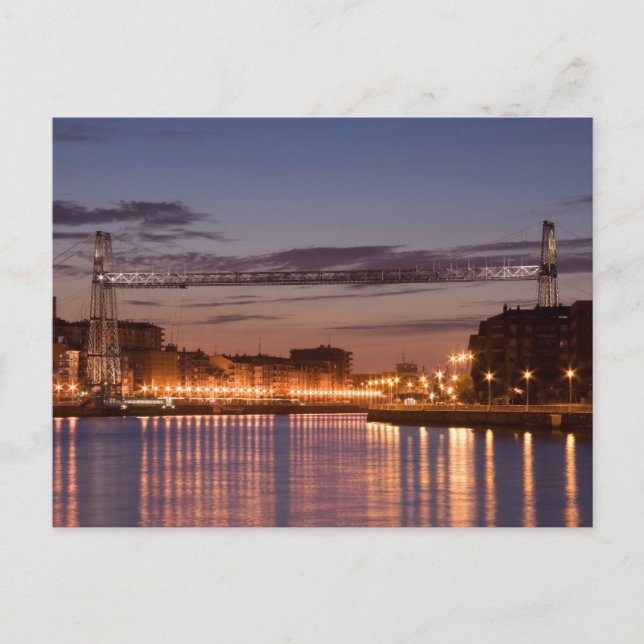 Cartão Postal Ponte Bizkaia (Frente)