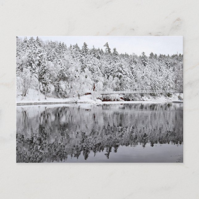 Cartão Postal Ponte Black River Harbor, Michigan (Frente)