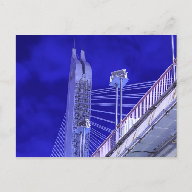 Cartão Postal Ponte Blue Jiefang (Frente)