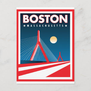 Cartão Postal Ponte Boston Zakim