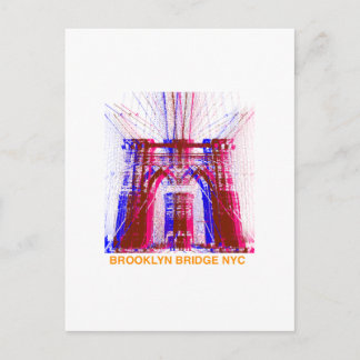 Cartão Postal ponte brooklyn