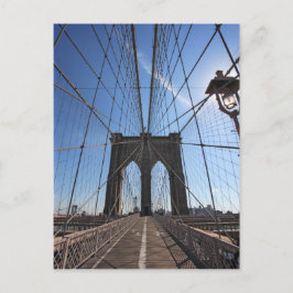 Cartão Postal ponte brooklyn em Nova Iorque