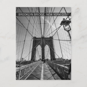 Cartão Postal ponte brooklyn, Nova Iorque