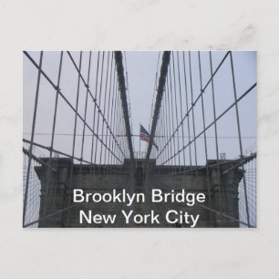 Cartão Postal Ponte Brooklyn, Nova Iorque