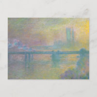 Ponte Charing Cross Londres Claude Monet